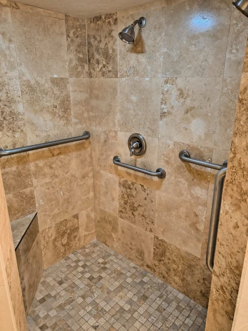 Walk-in shower conversion After